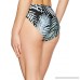 Coastal Blue Women's Swimwear Side Panel Hipster Bikini Bottom Olive Jungle Print B06WD3P6ZT